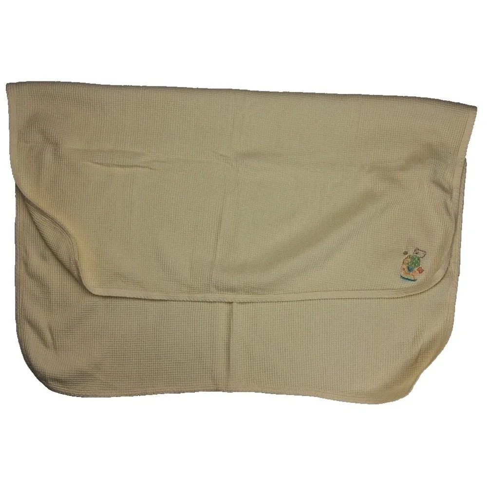 Gerber Thermal Baby Blanket Bear Riding Horse Yellow Unisex Receiving Lovey‎